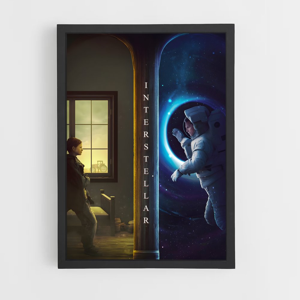 interstellar-4 cadre Noir