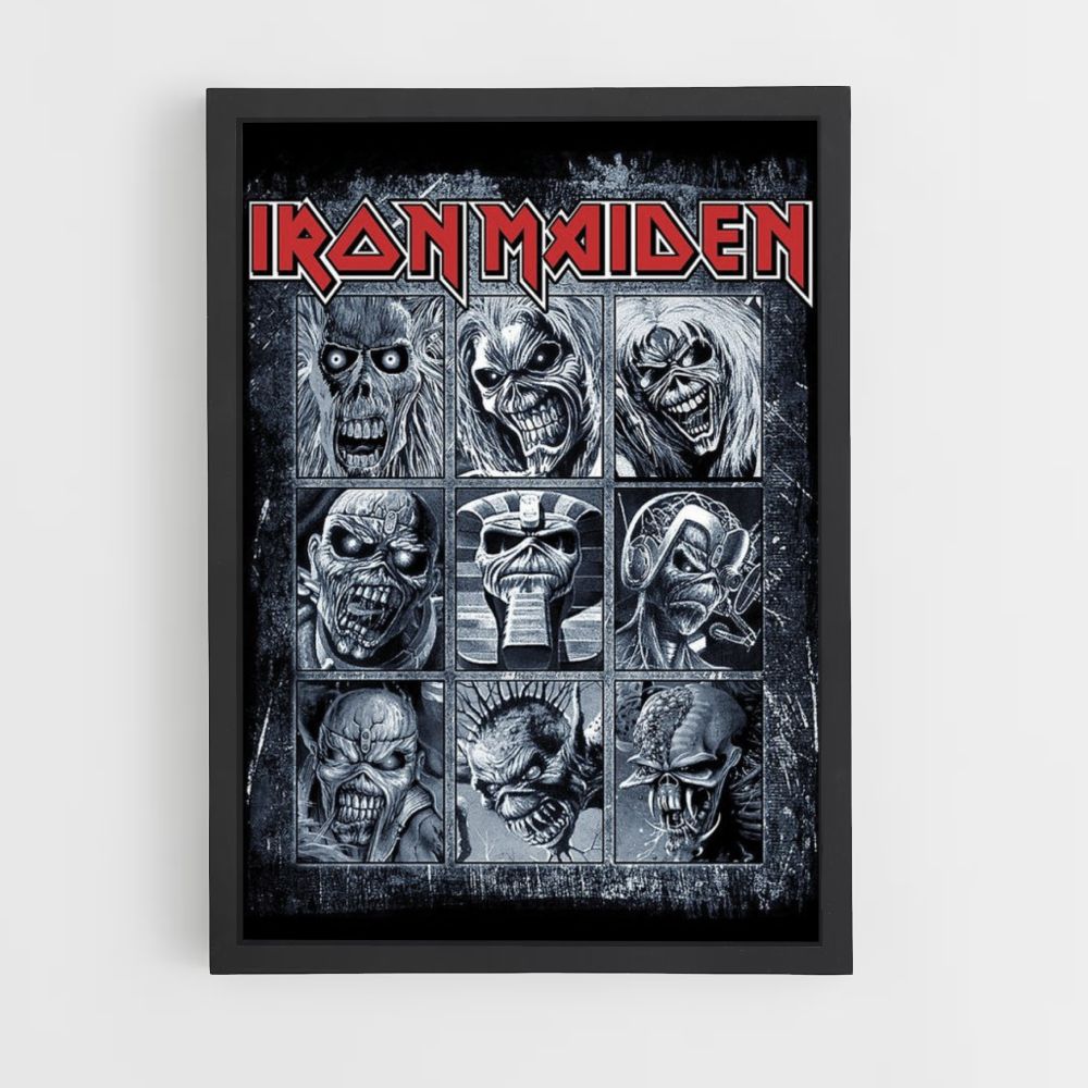 Poster Iron Maiden-albums