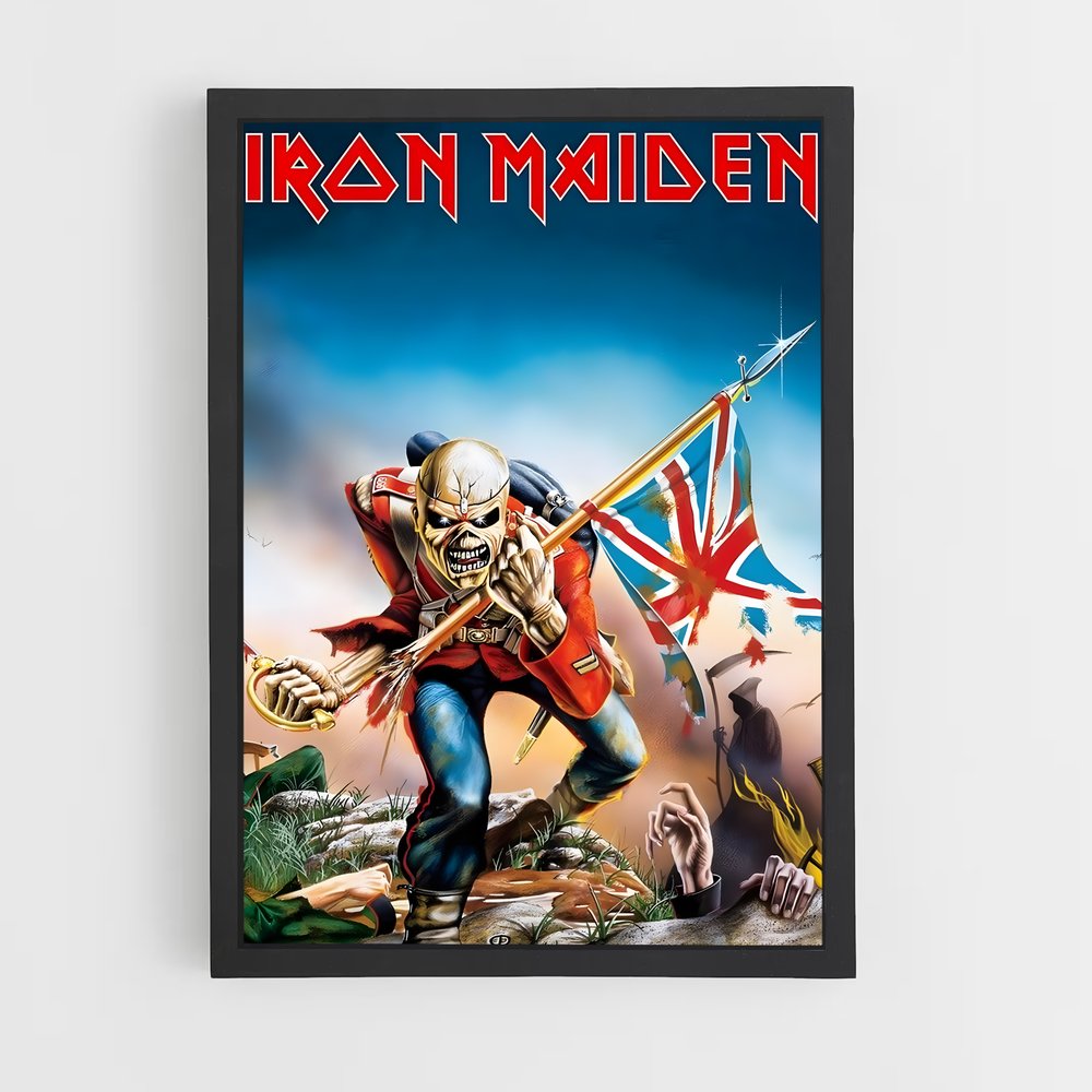 iron-maiden-16 cadre Noir