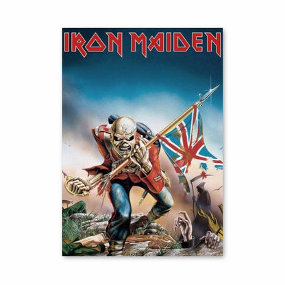 Poster Iron Maiden Engelse vlag