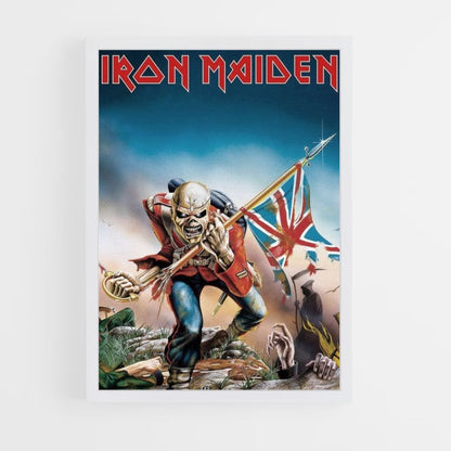 Poster Iron Maiden Engelse vlag