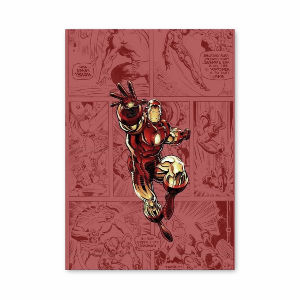 Poster Iron man-strips