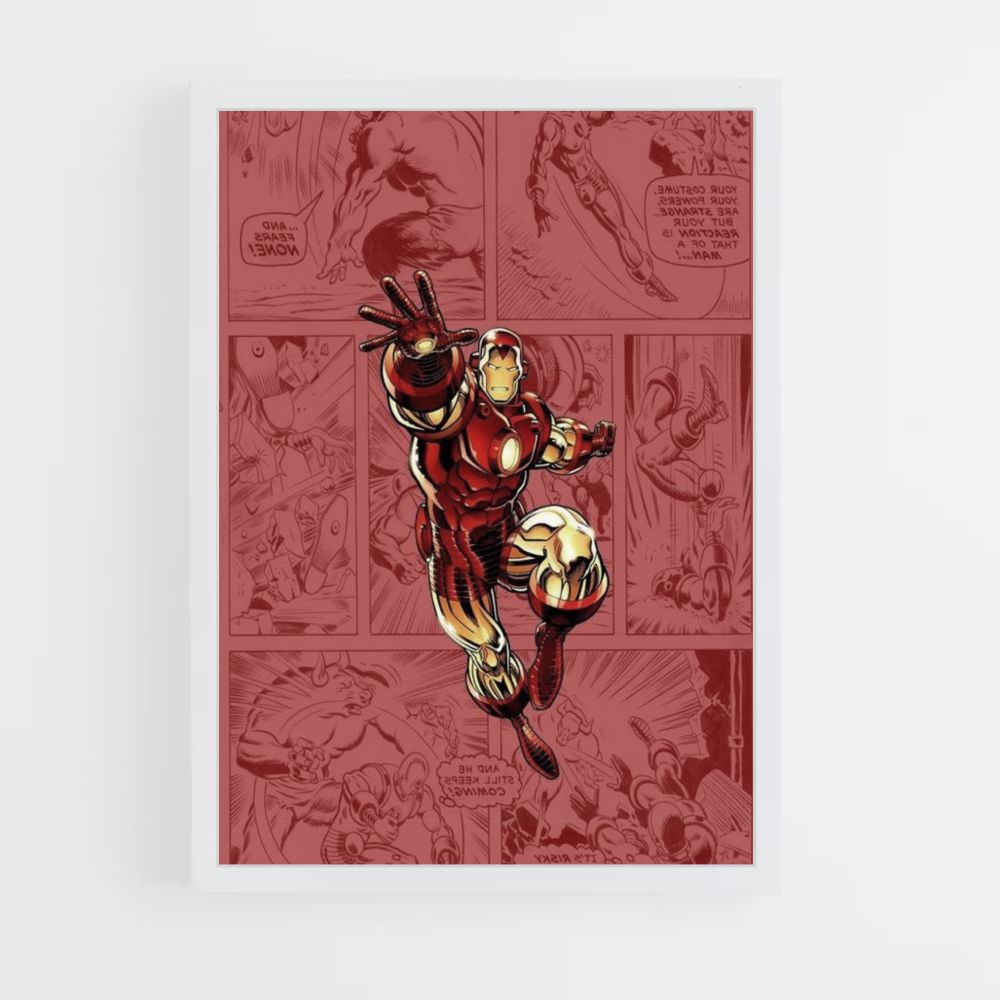 Poster Iron man-strips