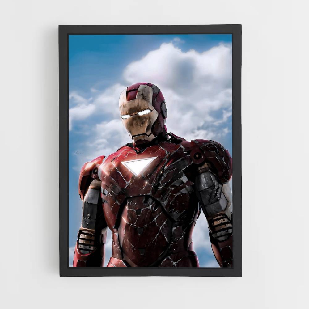 Poster Iron Man-gevecht