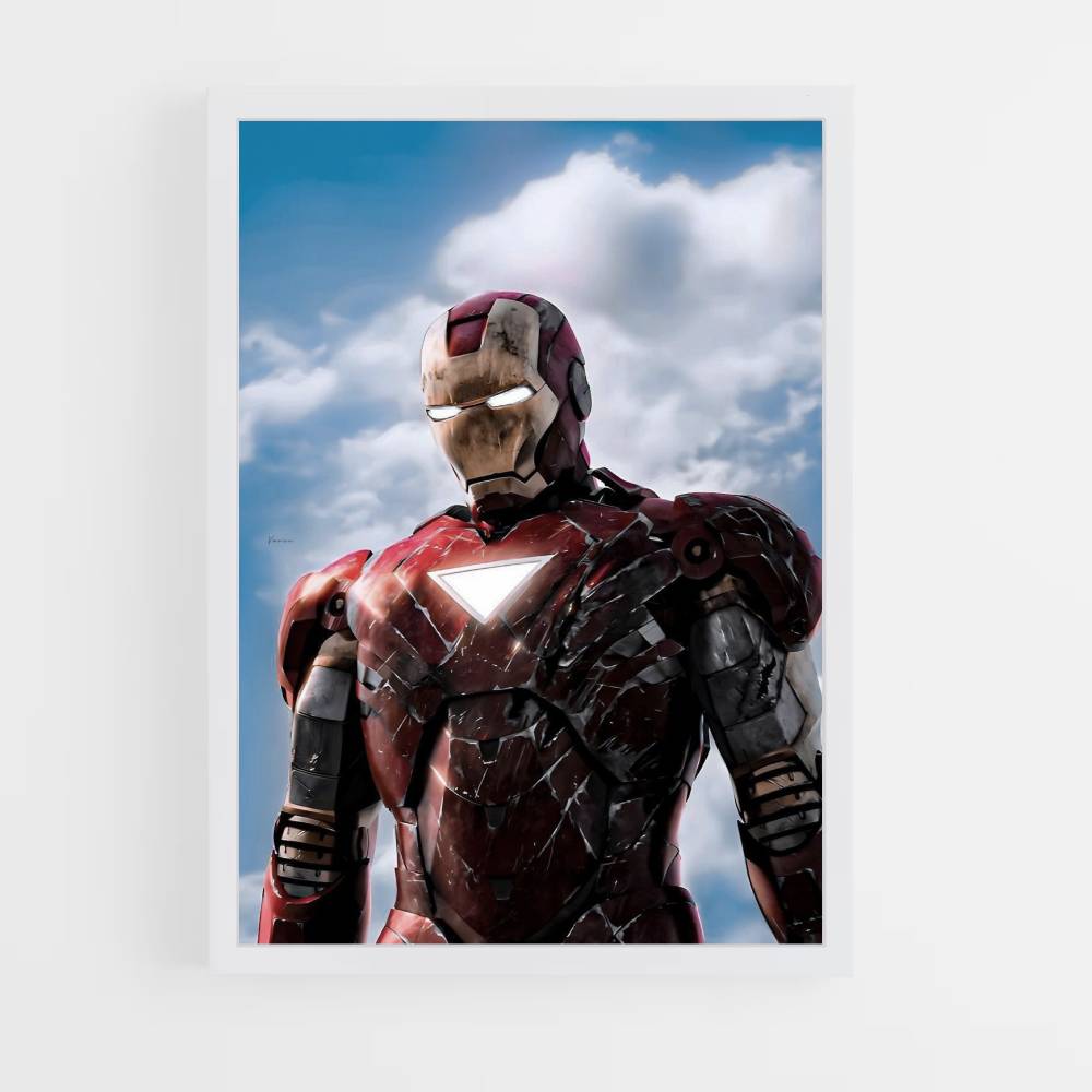 Poster Iron Man-gevecht