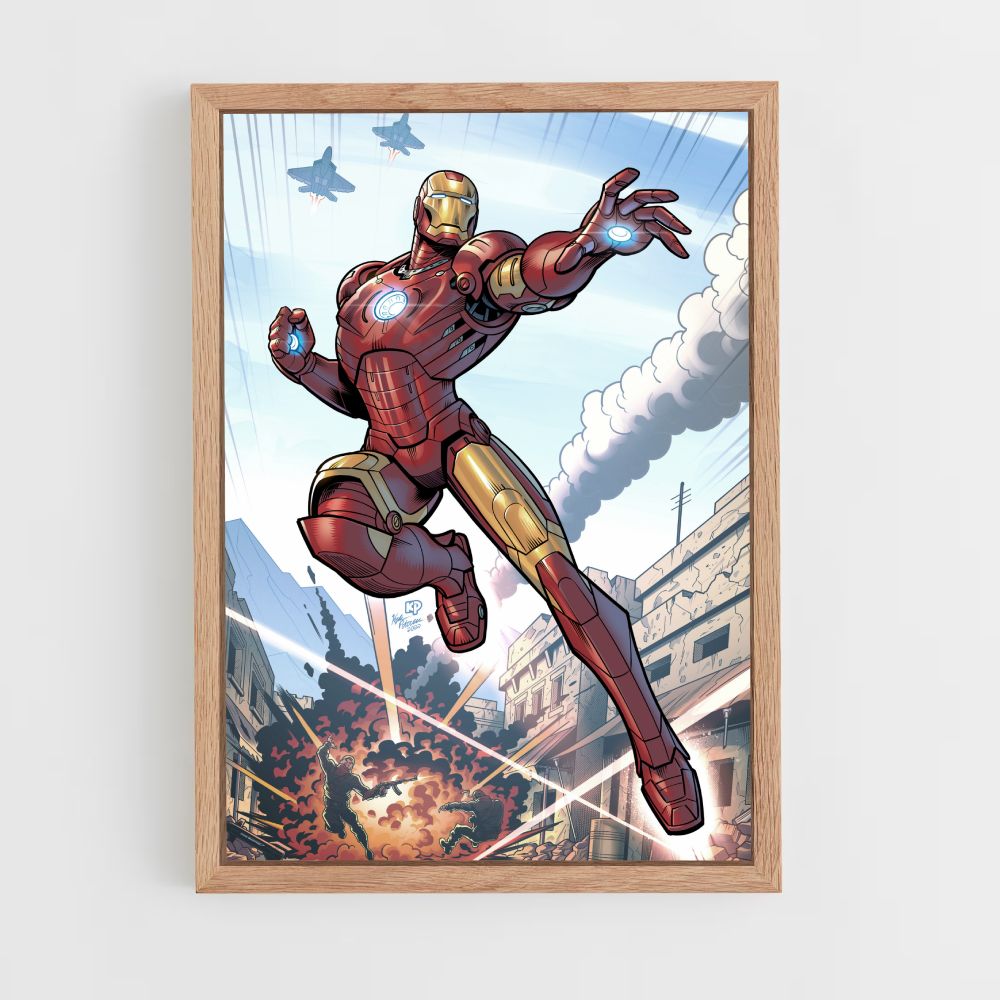 Poster Iron man-strips