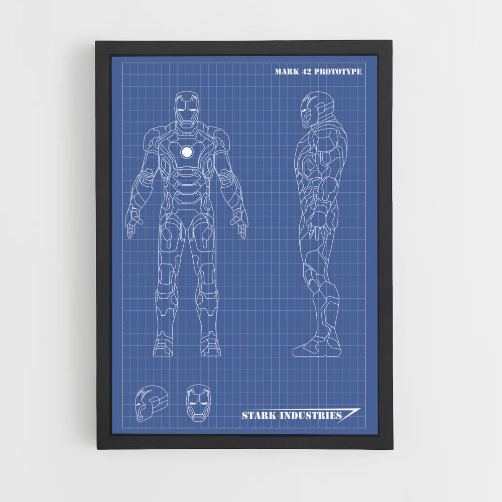 Affiche Iron Man Mark 42