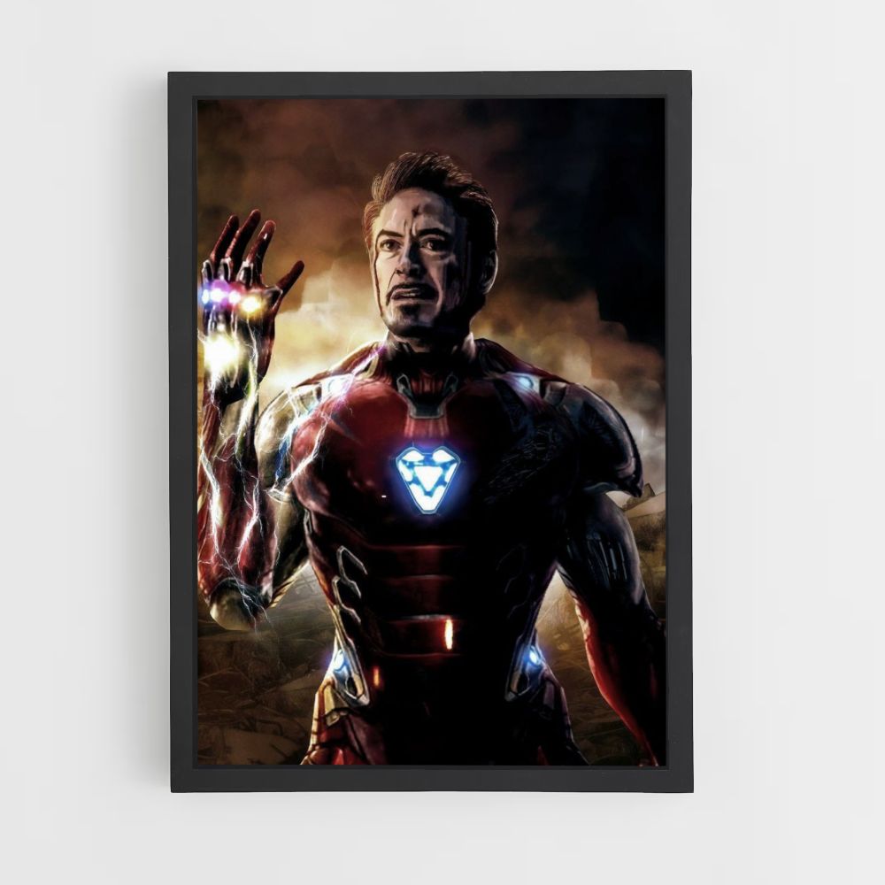 Iron Man handschoenposter