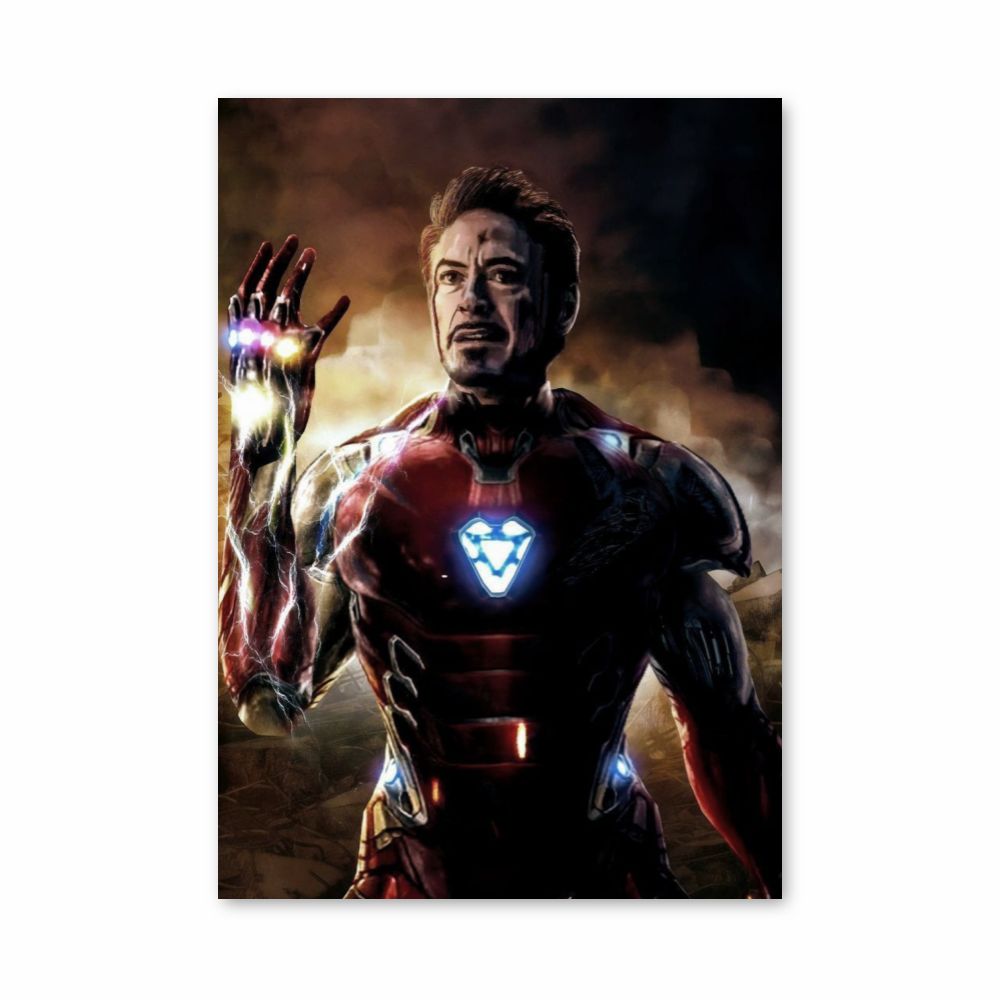 Iron Man handschoenposter