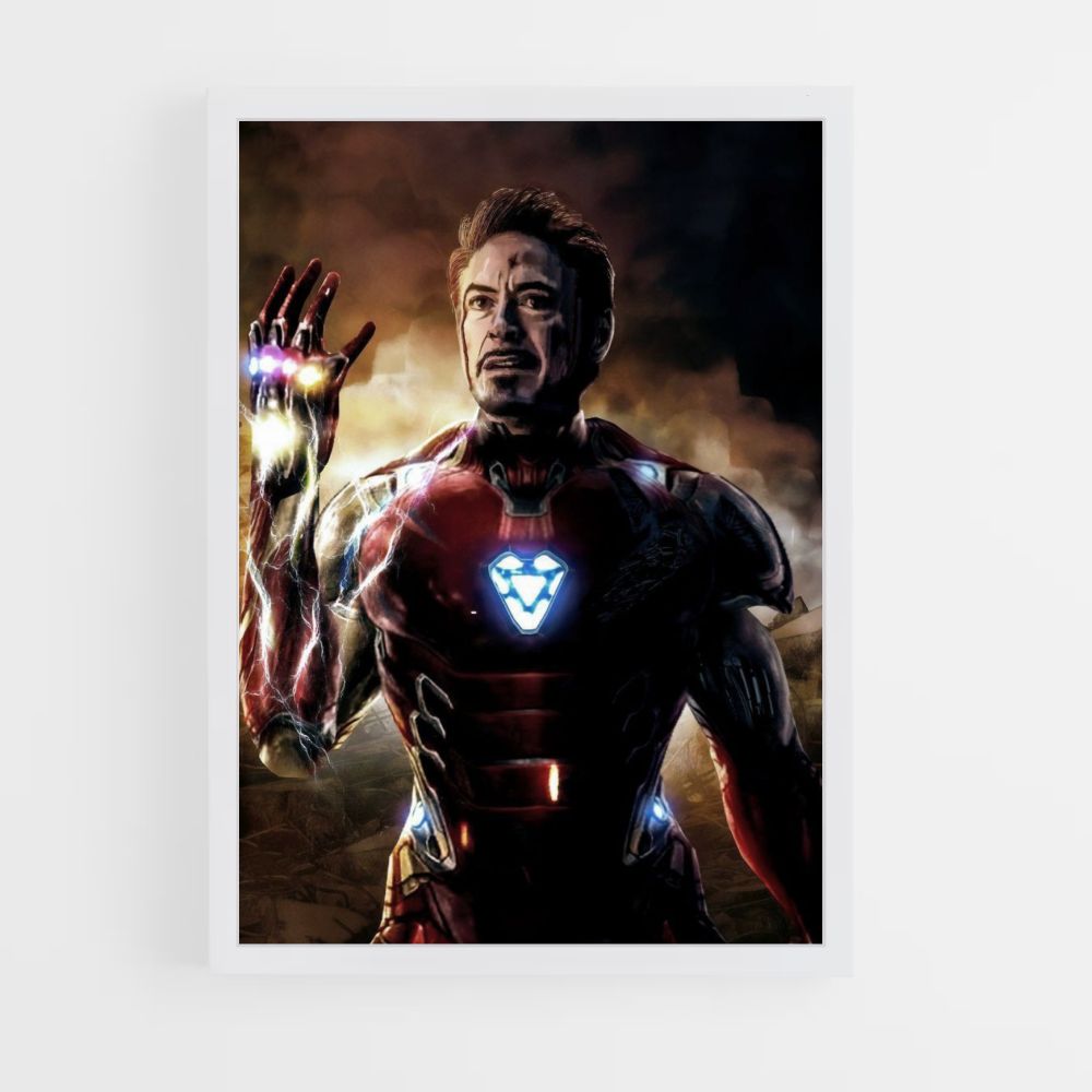 Iron Man handschoenposter