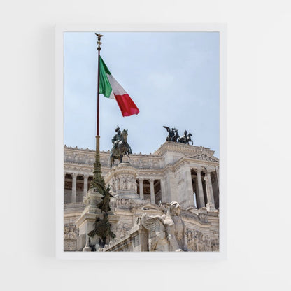 Italiaanse vlagposter