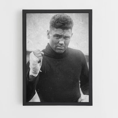 Poster Jack Dempsey Boksen