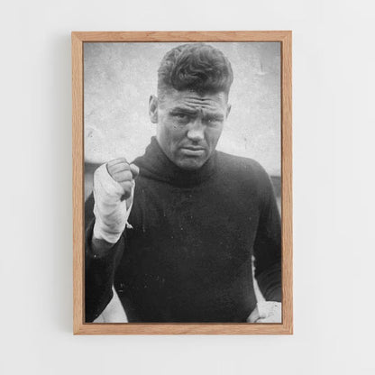 Poster Jack Dempsey Boksen