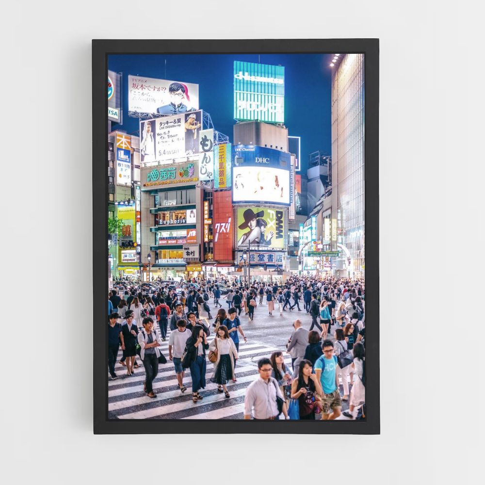 Shibuya oversteekposter