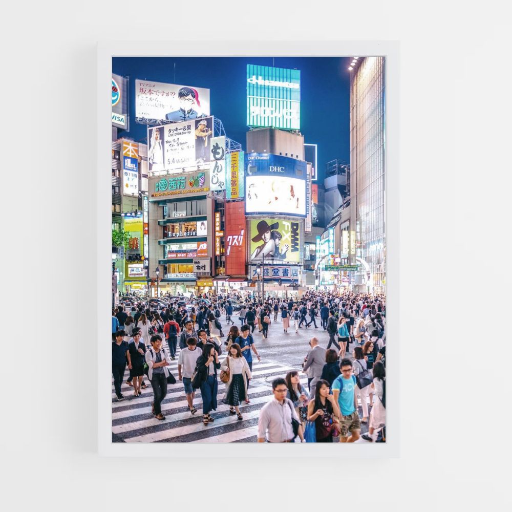 Shibuya oversteekposter