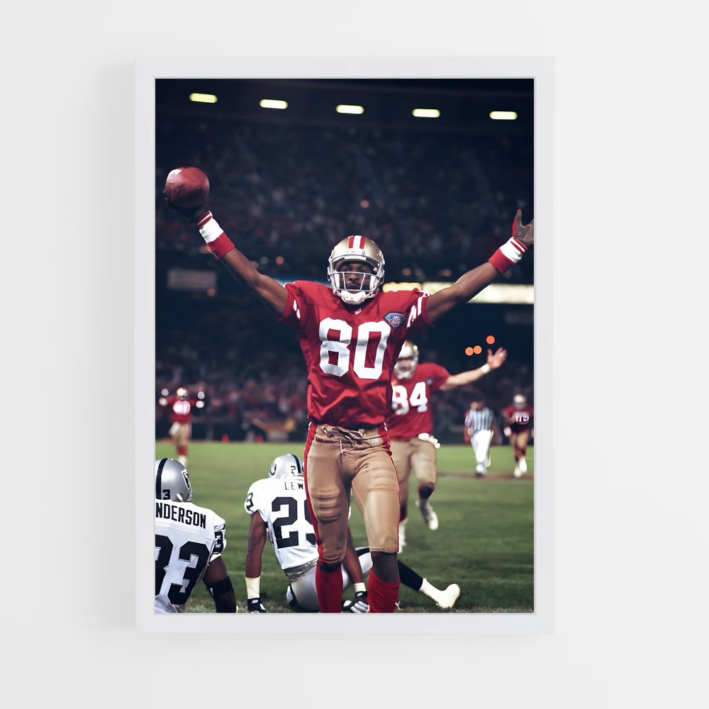jerry-rice-10 cadre Blanc