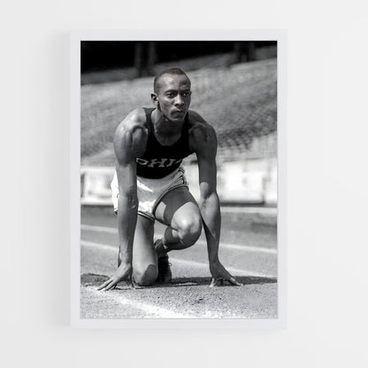 jesse-owens-5 cadre Blanc
