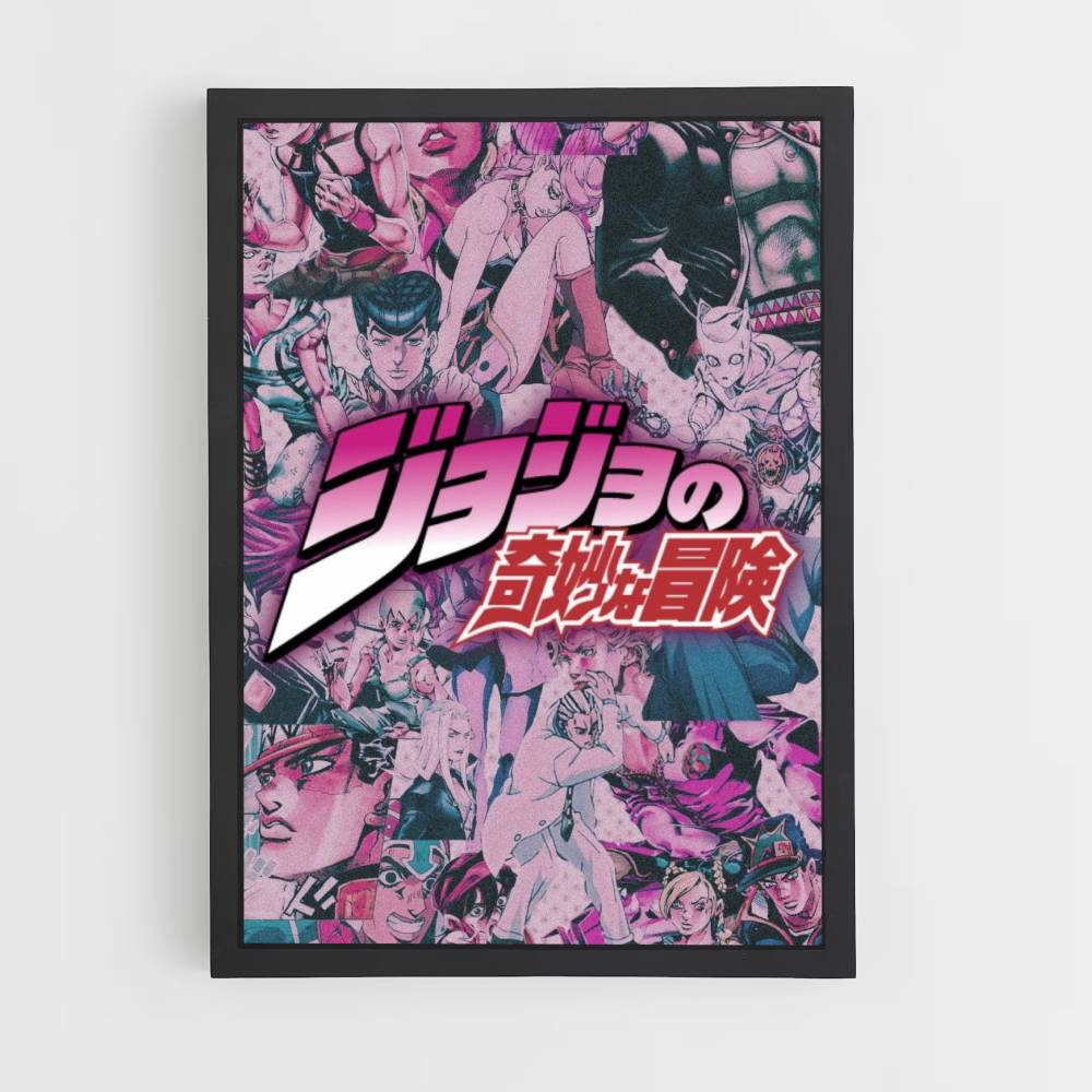 Poster JoJo's Bizarre Avontuur Esthetisch