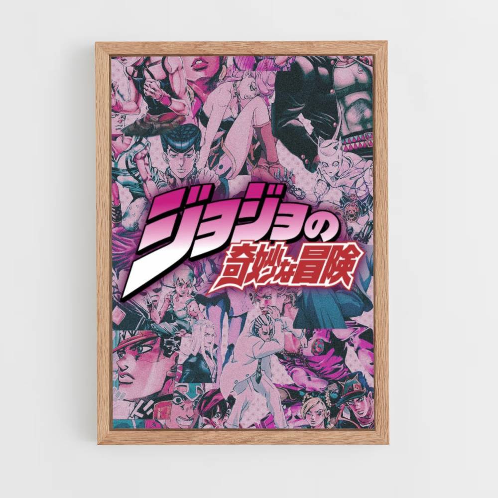 Poster JoJo's Bizarre Avontuur Esthetisch