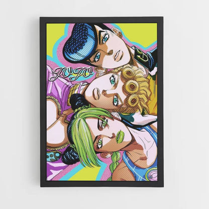 Affiche Josuke x Giorno x Jolyne