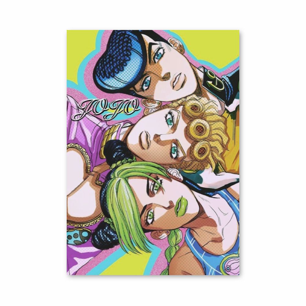 Affiche Josuke x Giorno x Jolyne