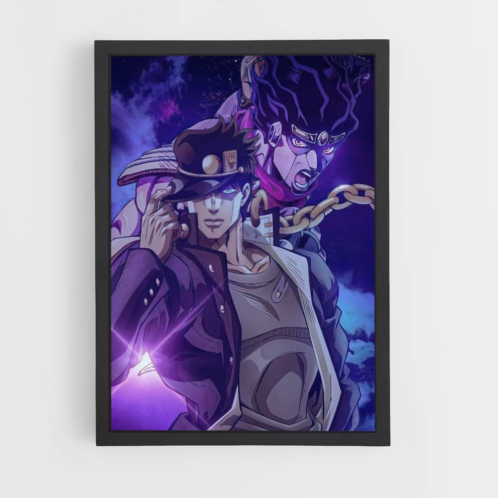 Poster Jotaro Stand Paars