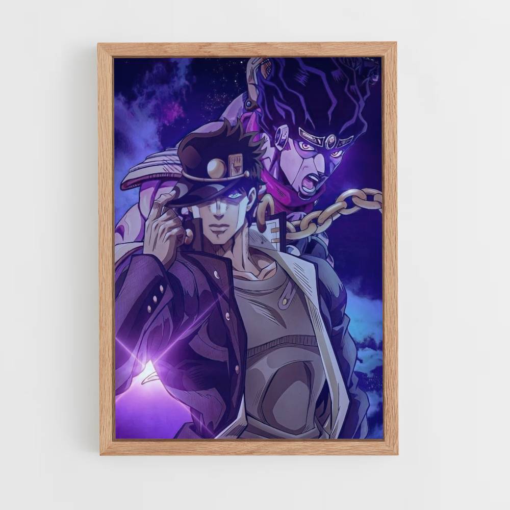 Poster Jotaro Stand Paars