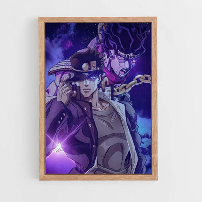 Poster Jotaro Stand Paars