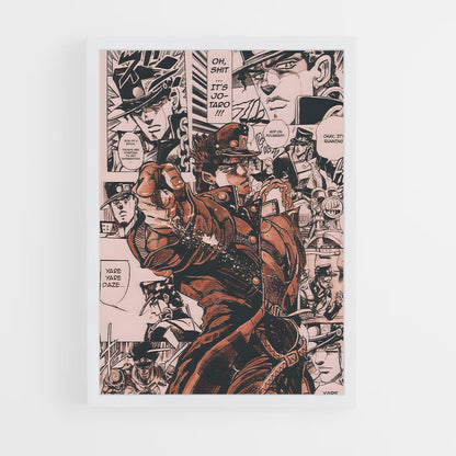 jojo-bizarre-adventure-8 cadre Blanc