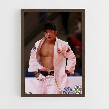 judo-7 cadre Bois foncé