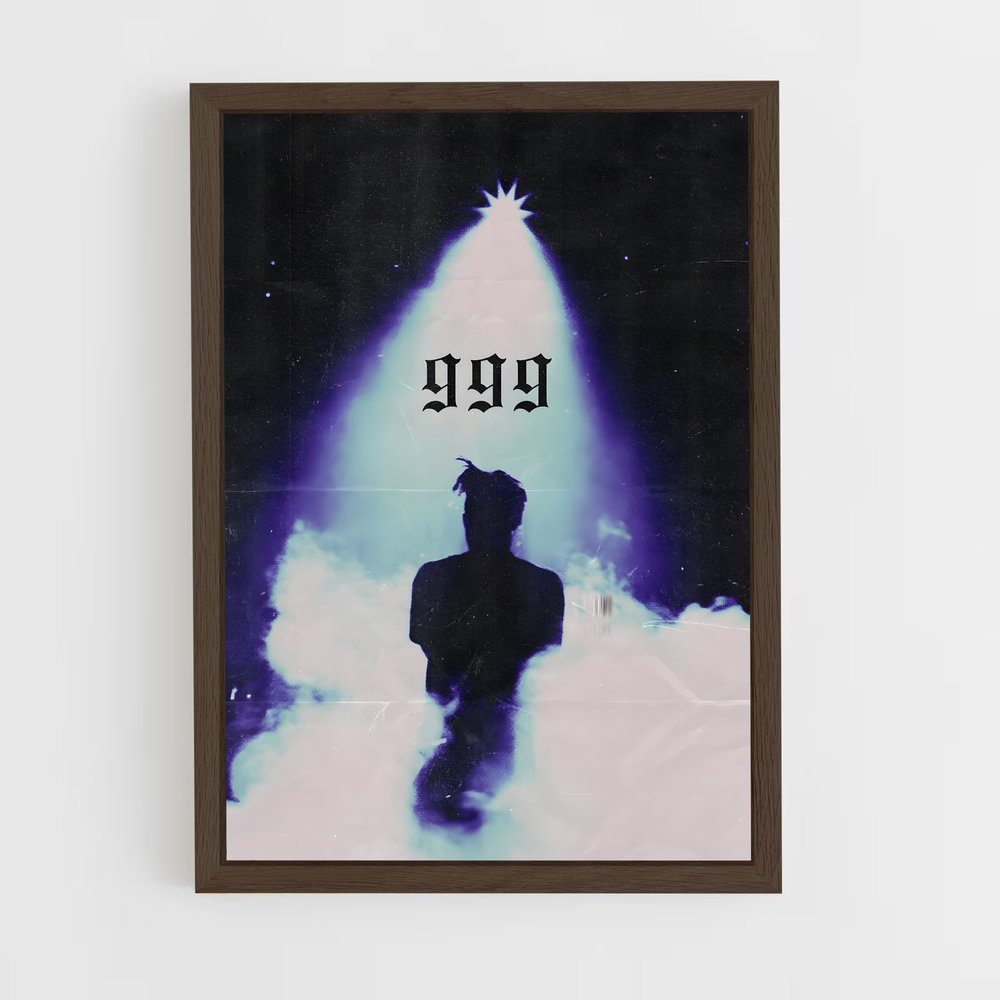 juice-wrld-10 cadre Bois foncé