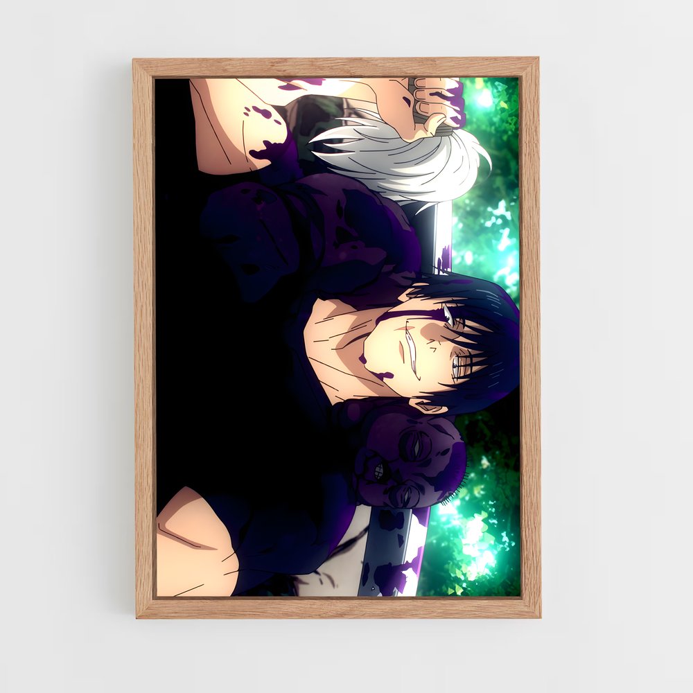jujutsu-kaisen-2 cadre Bois clair