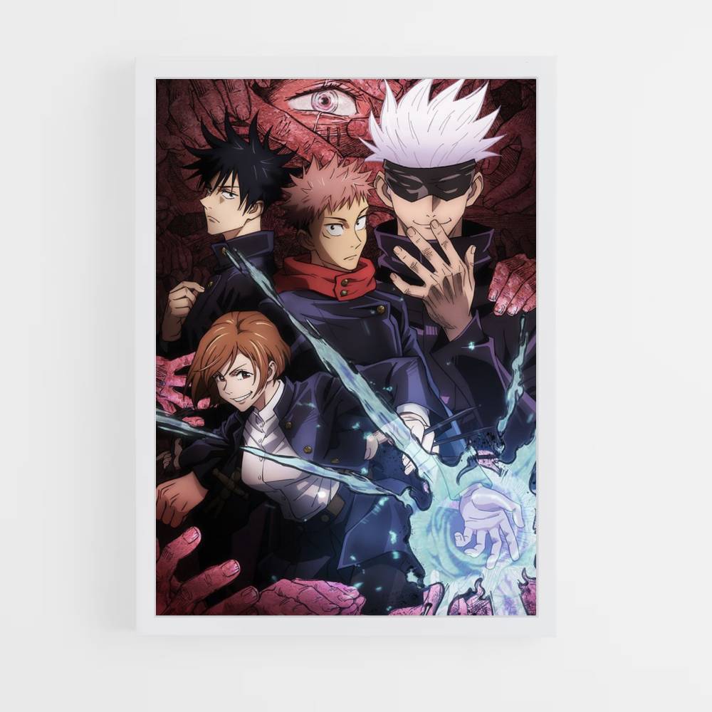 Jujutsu Kaisen-teamposter