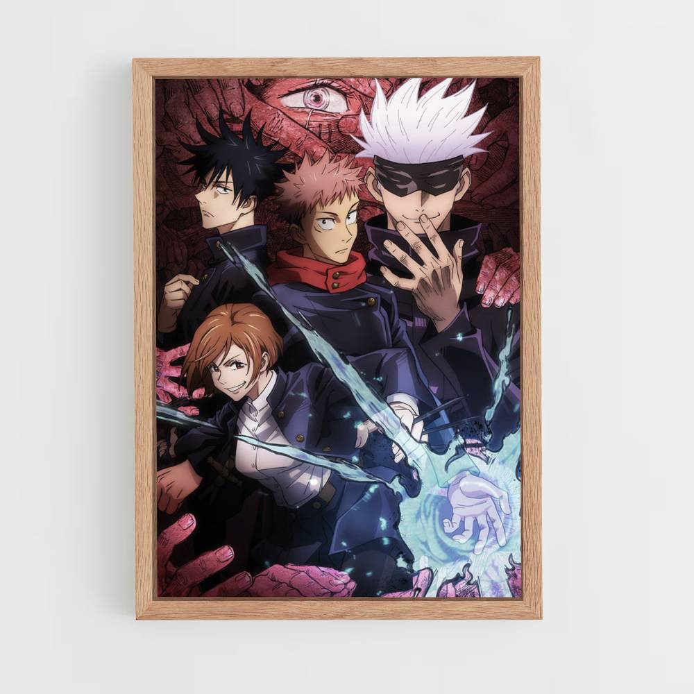 Jujutsu Kaisen-teamposter