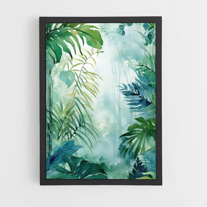 Groene jungle-poster