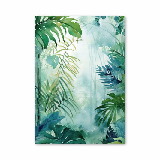 Groene jungle-poster