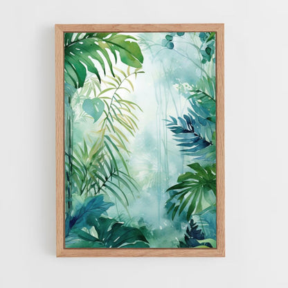 Groene jungle-poster