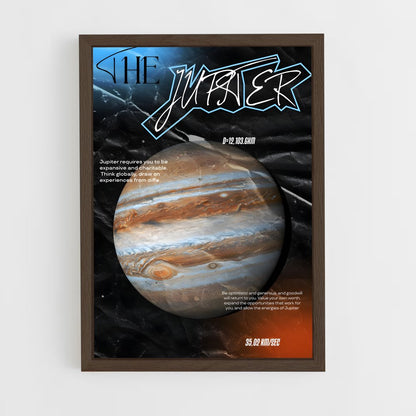 jupiter-10 cadre Bois foncé