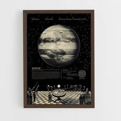 jupiter-13 cadre Bois foncé