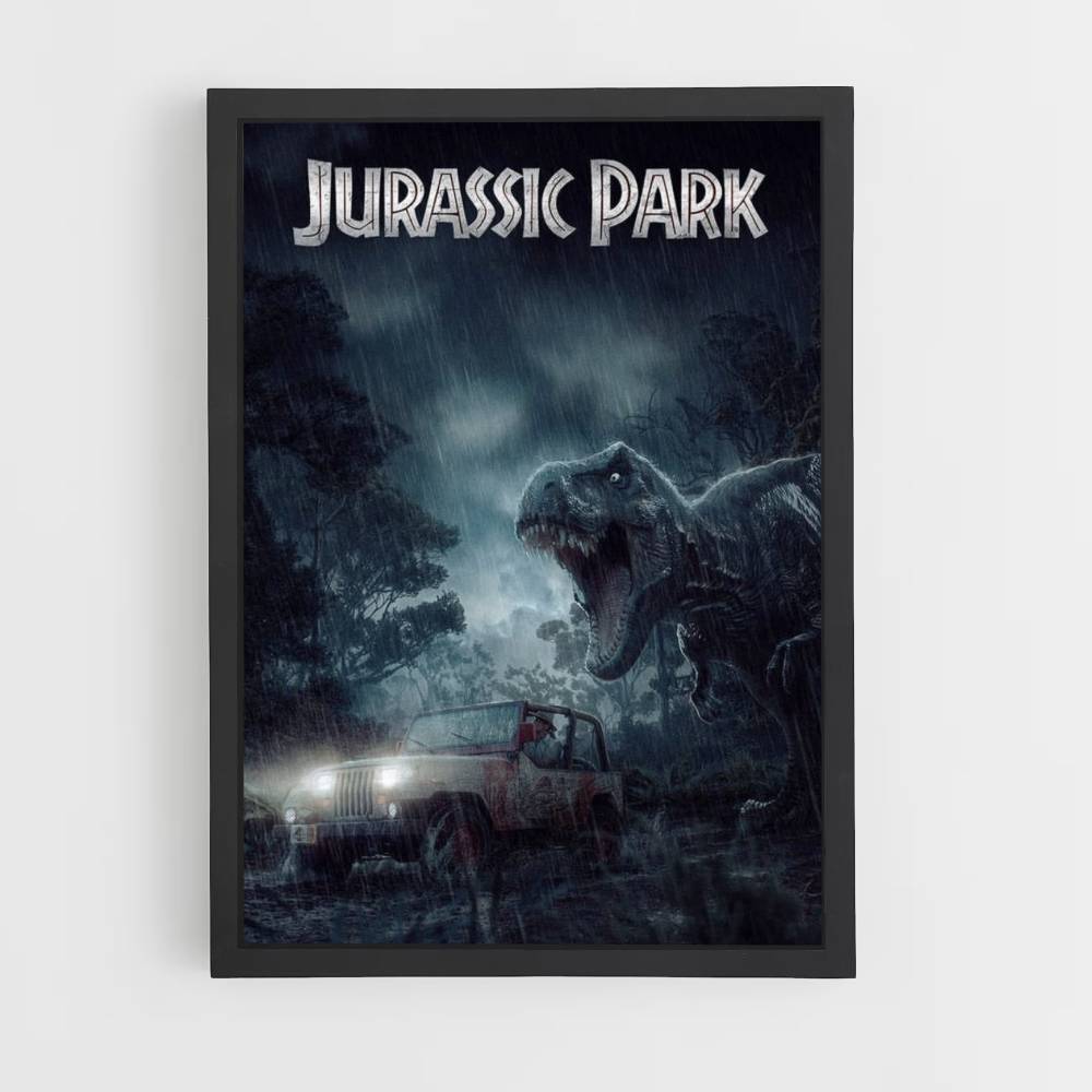 Poster Jurassic Park-nacht