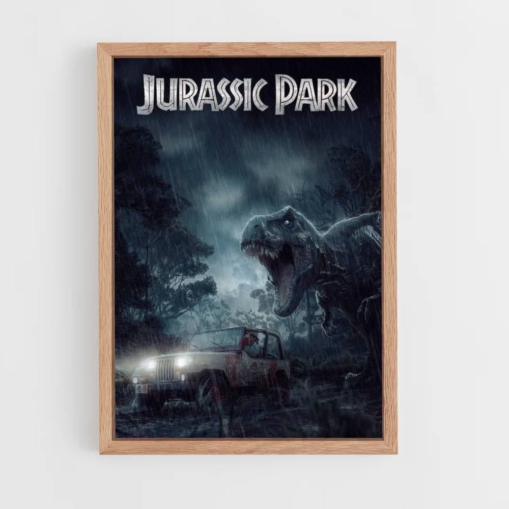 Poster Jurassic Park-nacht