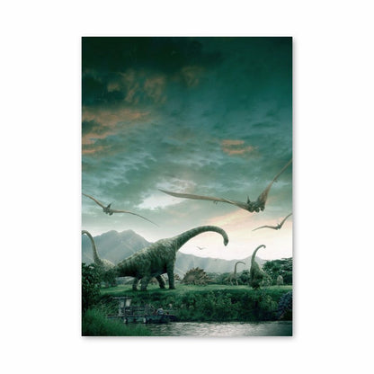 Poster Jurassic Parklandschap