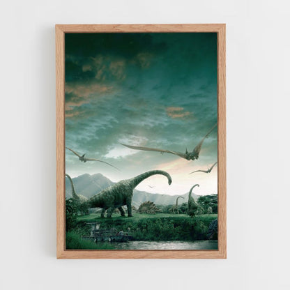 Poster Jurassic Parklandschap