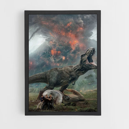 Poster Jurassic Park vulkaan