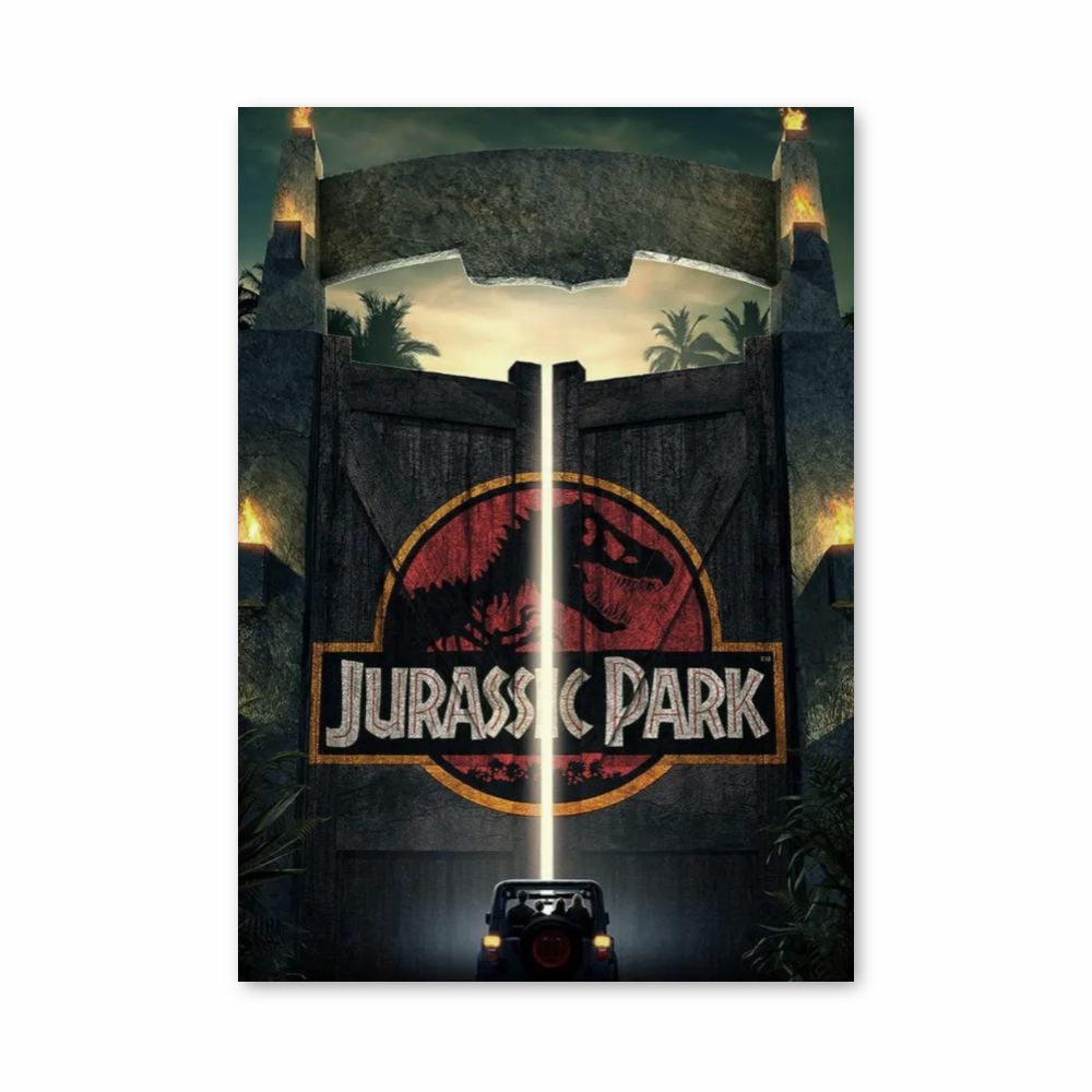 Poster Jurassic Park-deur