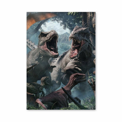 Poster Jurassic Park Dinosaurussen