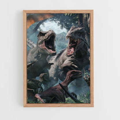 Poster Jurassic Park Dinosaurussen