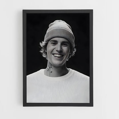 justin-bieber-2 cadre Noir
