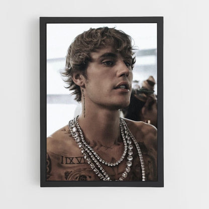 Poster Justin Bieber ketting