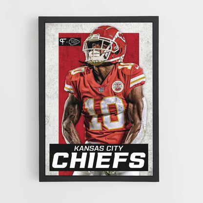 Poster Kansas City Chiefs Rood